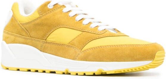 Saint Laurent Bump leather sneakers Yellow