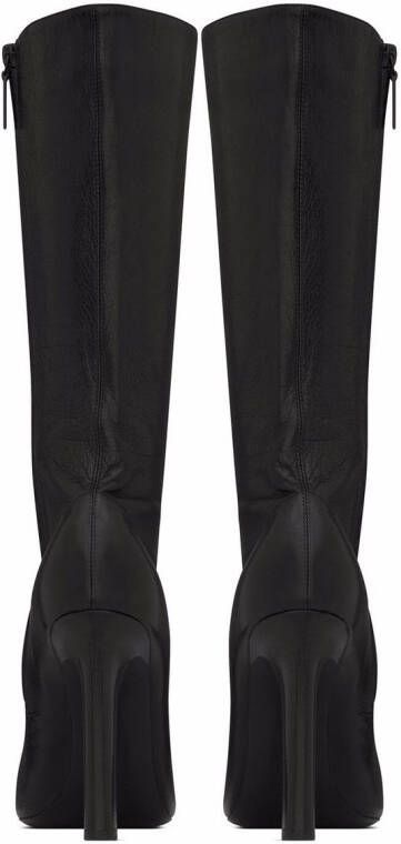 Saint Laurent Camden square-toe boots Black