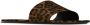 Saint Laurent Carlyle leopard-print flat sandals Brown - Thumbnail 2