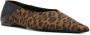Saint Laurent Carolyn leopard-print slippers Black - Thumbnail 2