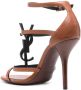 Saint Laurent Cassandra 100 strappy sandals Brown - Thumbnail 3