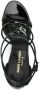 Saint Laurent Cassandra 100mm leather sandals Black - Thumbnail 4