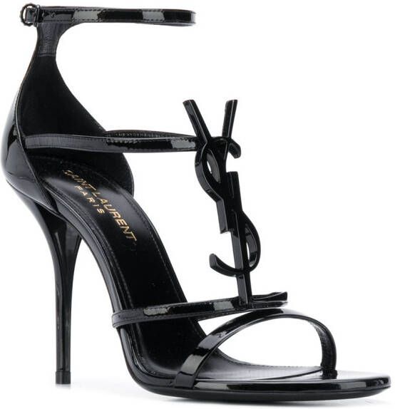 Saint Laurent Cassandra 110mm sandals Black
