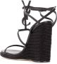 Saint Laurent Cassandra 120mm tonal-logo sandals Black - Thumbnail 3