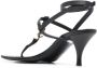 Saint Laurent Cassandra 60 leather sandals Black - Thumbnail 3