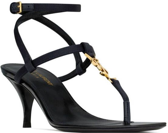 Saint Laurent Cassandra 60mm sandals Black