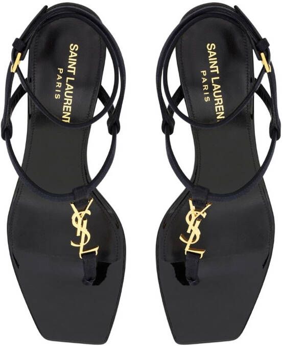 Saint Laurent Cassandra 60mm sandals Black