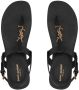 Saint Laurent Cassandre buckle-fastening sandals Black - Thumbnail 3