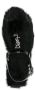 Saint Laurent Cassandra faux fur-lined sandals Black - Thumbnail 4
