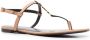 Saint Laurent Cassandra flat sandals Brown - Thumbnail 2
