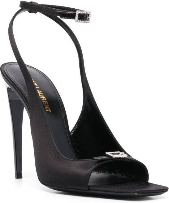 Saint Laurent Cassie 110mm sandals Black