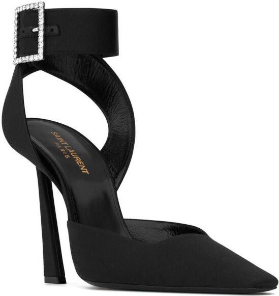 Saint Laurent Claude 110mm slingback sandals Black
