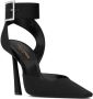 Saint Laurent Claude 110mm slingback sandals Black - Thumbnail 2