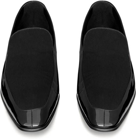Saint Laurent Clown 20 leather loafers Black