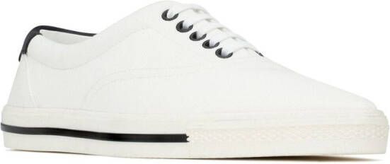 Saint Laurent Club low-top canvas sneakers White