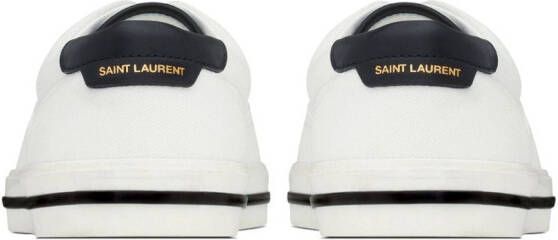 Saint Laurent Club low-top canvas sneakers White