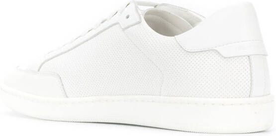 Saint Laurent Court Classic SL 10 perforated sneakers White