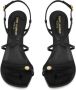 Saint Laurent Date 110mm crystal-embellished sandals Black - Thumbnail 3