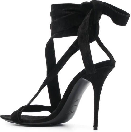 Saint Laurent Deva 115mm sandals Black