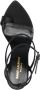 Saint Laurent Dive 110mm silk-satin sandals Black - Thumbnail 4