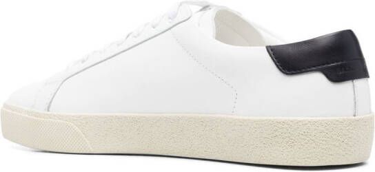 Saint Laurent embroidered-logo sneakers White