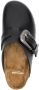 Saint Laurent engraved-buckle leather mules Black - Thumbnail 4