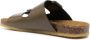 Saint Laurent Fabrice double-strap sandals Brown - Thumbnail 3