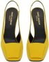 Saint Laurent George 115mm slingback pumps Yellow - Thumbnail 3