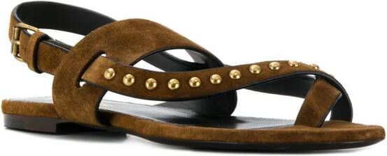 Saint Laurent Gia sandals Brown