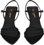 Saint Laurent Giqua 55mm leather sandals Black - Thumbnail 3