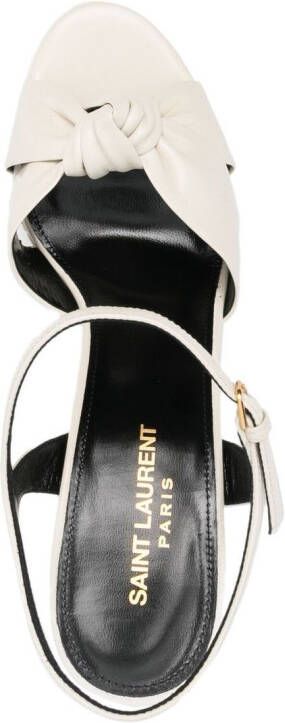Saint Laurent high-heel sandals Neutrals