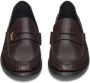 Saint Laurent high-shine leather loafers Red - Thumbnail 4