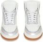Saint Laurent high-top leather sneakers White - Thumbnail 4