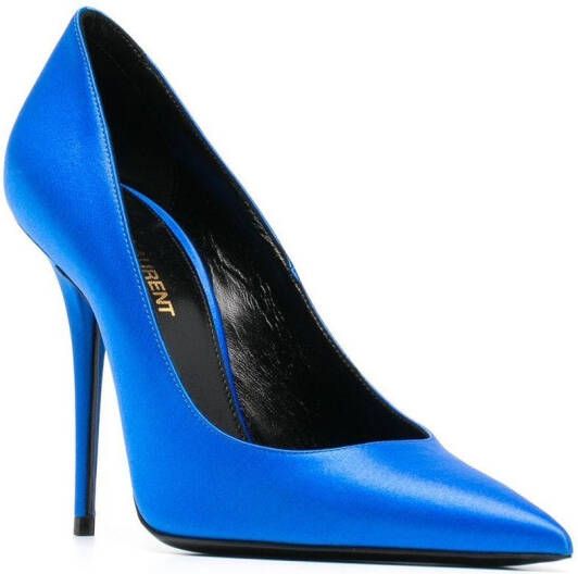 Saint Laurent Instinct 110mm pumps Blue