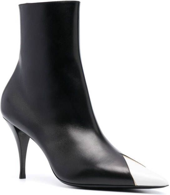 Saint Laurent Jam leather ankle boots Black