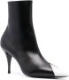 Saint Laurent Jam leather ankle boots Black - Thumbnail 2