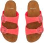 Saint Laurent Jimmy buckle flat sandals Pink - Thumbnail 3