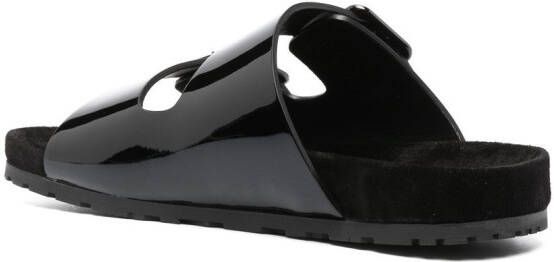 Saint Laurent Jimmy flat sandals Black