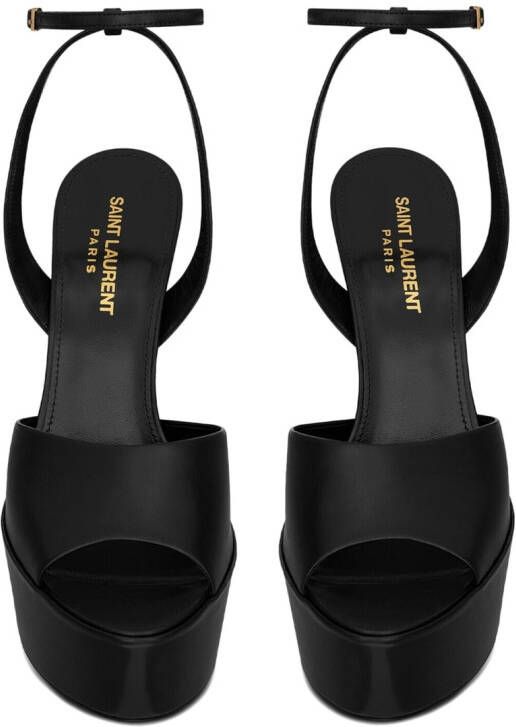 Saint Laurent Jodie 95mm platform sandals Black