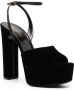 Saint Laurent 95mm Jodie sandals Black - Thumbnail 2