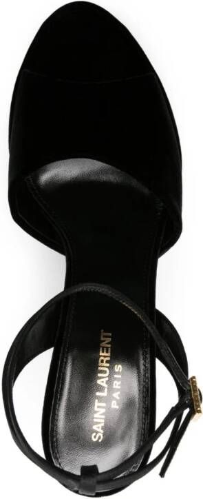 Saint Laurent 95mm Jodie sandals Black