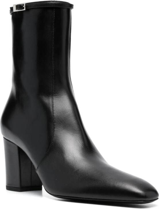 Saint Laurent Joelle 70mm leather boots Black