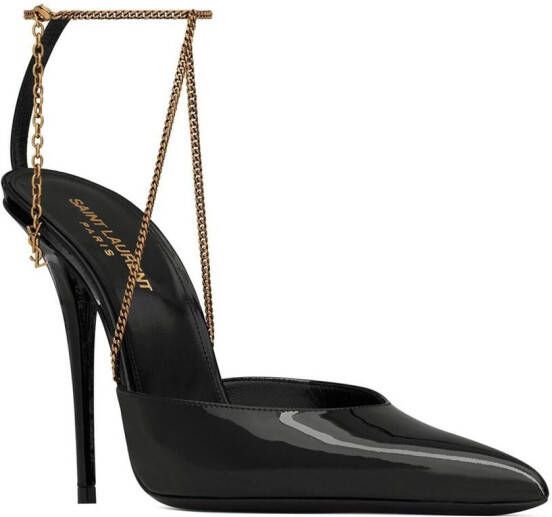 Saint Laurent Kayla patent pumps Black