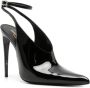 Saint Laurent Kendall 110mm patent-finish pumps Black - Thumbnail 2