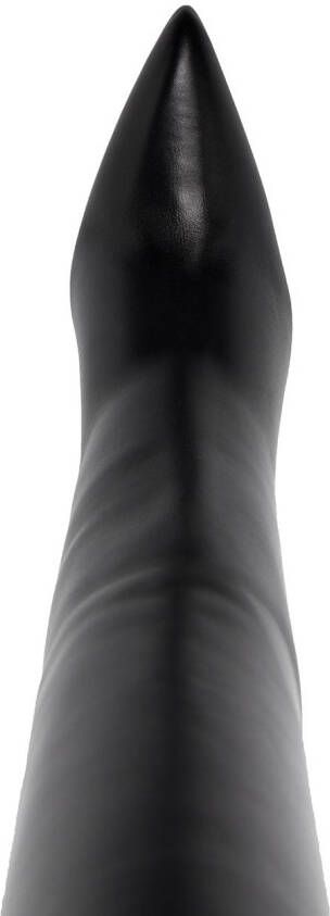 Saint Laurent Kidd knee-high leather boots Black
