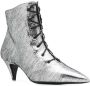 Saint Laurent Kiki boots Silver - Thumbnail 2