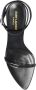 Saint Laurent Kitty 75mm leather sandals Black - Thumbnail 4