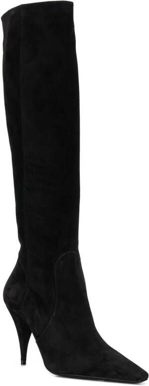 Saint Laurent knee-high boots Black