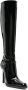 Saint Laurent knee-high patent boots Black - Thumbnail 2
