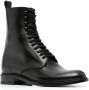 Saint Laurent lace-up 35mm leather boots Black - Thumbnail 2
